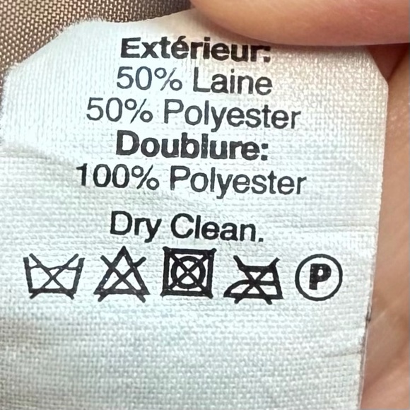 J. Crew City Coat Sz 00 Women Funnel Neck Camel Zip Front Wool Blend Timeless - Picture 16 of 16